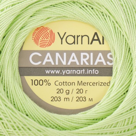 The yarn "Canarias" is 100% Merceris. cotton 203m/20g (5352 salad)-3