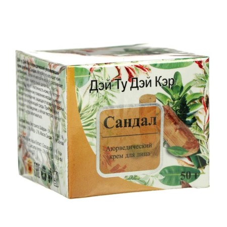 Facial Cream Ayurvedic Day Tu Tu Car Sandal, 50 g