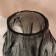 Vase for Flowers "Lucia" from transparent black glass 26.5 x 8 x 8 cm
