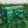 Garland "thread" 10 m dew, silver thread, 100 led, blue glow, 2 modes, solar battery