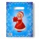 Package "granddaughter", plastic with a cut pen, 30x23 cm, 30 μm