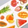 Stickers Paper "Fruits" set 2 sheets 20x15 cm