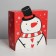 Folding box "Snowman", 25 x 25 x 10 cm, new year