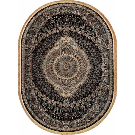 Ovalnaya carpet Rubin 20058a, size 80x150 cm