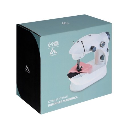 Sewing machine Luazon LSH-02, 5 W, compact, 4XAA or 220 V, white-12