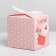 Gift folding box, packaging, “letter”, 12 x 12 x 12 cm