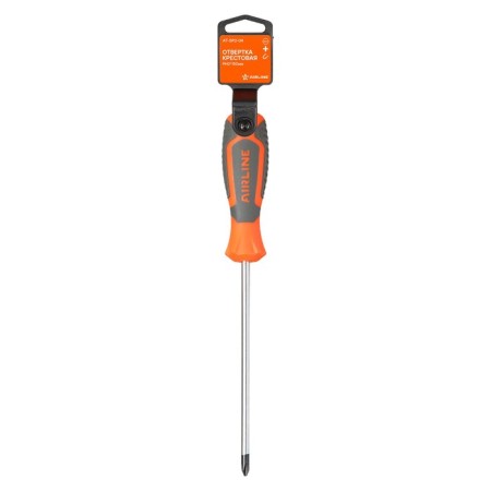 Cross screwdriver with an ergonomic handle PH2*150mm AT-SP2-04 AIRLINE