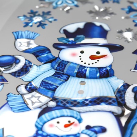 Room Decor Stickers "Snowmen" 24x41 cm-1