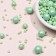 Sprinking confectionery "pearls", emerald, 50 g