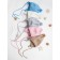 A cap on ties with a pompom Children's Amarobaby Pure Love Cutie, with a lining, size 46-48 cm, blue color