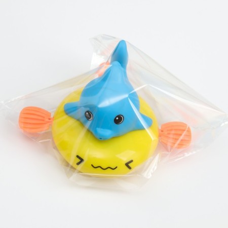Clothing toy for a bathtub with a spray "Dolphin", Kroshka I-11