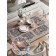 A set of napkins for setting the table "Winter jewelry", rectangular, rounded edges, size 30x46 cm, 4 pcs