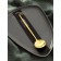 Spoon of stainless steel table Magistro "folk", length 21 cm, gold color