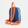 Baby backpack on lightning, blue color