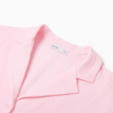 Female pajamas (shirt, shorts) KAFTAN "BASIC" p. 48-50, pink-6
