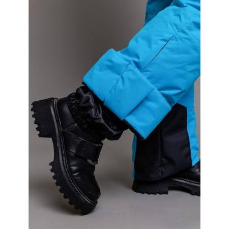 Overalls for a girl, height 152 cm, color blue lagoon-11