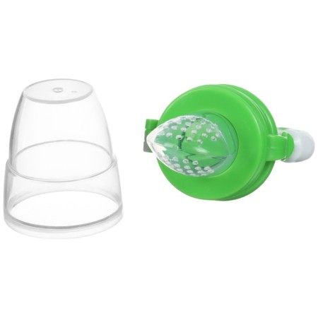 Nibbler for feeding, with silicone mesh, green color-5