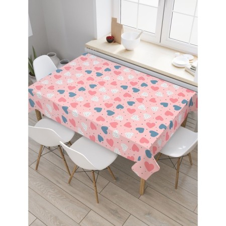 The tablecloth “The path of the heart”, rectangular, oxford, size 145x180 cm