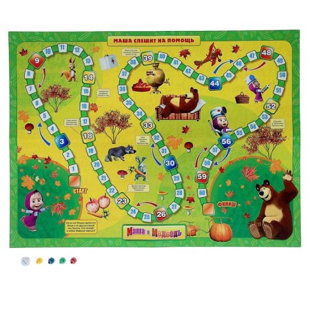 Board game "Masha and the Bear"-3