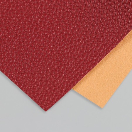 Liszt for creativity claims. Kozh "Figure Lichi" Bordeaux sheet 33x20 cm thick 1 mm