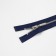 Metallic lightning, No. 5, 2 runners, connective, automatic locks, 80 cm, dark blue color/nickel