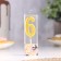 Candle in a cake on a skewer, number 6, gold, 4.5x2.5 cm