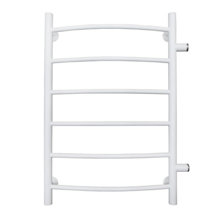 Water towel "Sanprise" Classic P6, 500x800 mm, side connector., White matte-1