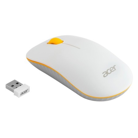 Acer OMR200 Mouse Yellow Optical (1200DPI) wireless USB for laptop (2but)-5