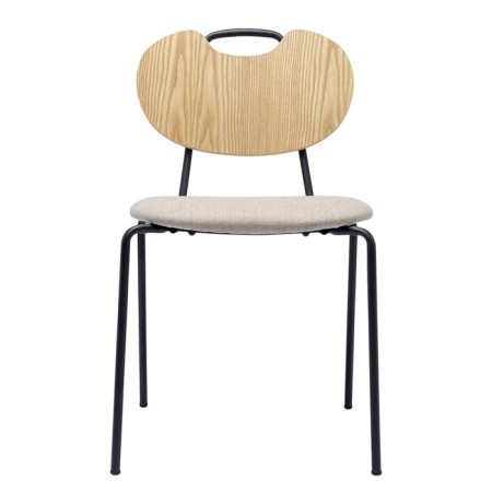 Hillen chair, 565 × 445 × 785 mm, the color is light brown-5
