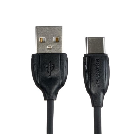 Cable Borofone BX19, Type -C - USB, 3 A, 1 m, black-1