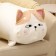 Soft toy "cat", 70 cm, white color