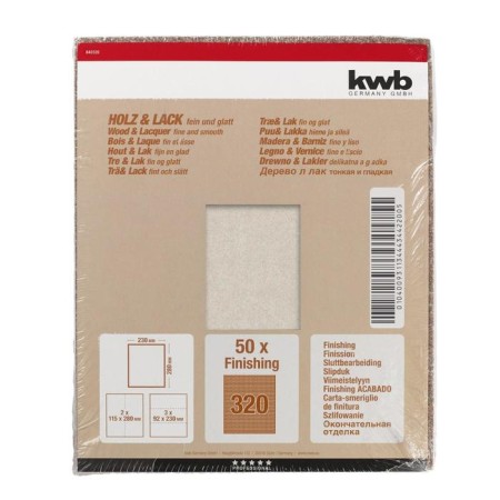 Folder paper KWB, K320, Paper, 230x280 mm, aluminum oxide-1