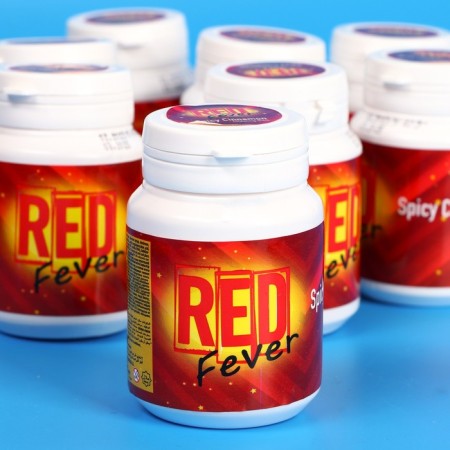 Red Faver chewing gum with cinnamon, 40 g-1