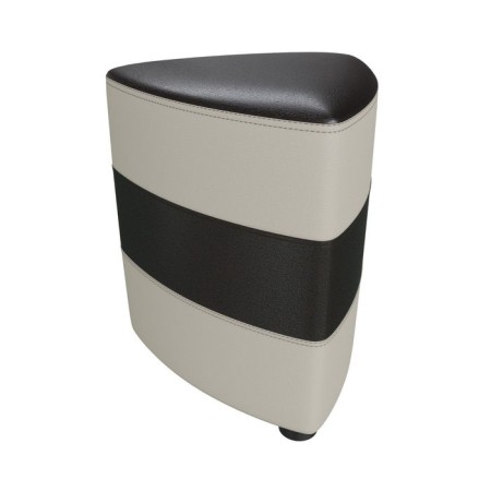 Nord banquet, dark brown/white bash