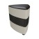 Nord banquet, dark brown/white bash