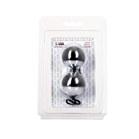 Toyfa vaginal balls, ABS plastic, silver, 20.5 cm-2