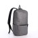Youth backpack on a zipper, waterproof, 3 outer pockets, color gray color