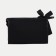 Cosmetic bag with a zipper, with lining, black color