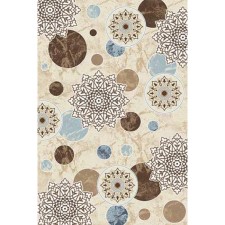 Ковёр прямоугольный Merinos Valencia Deluxe, размер 80x150 см, цвет cream-brown mр