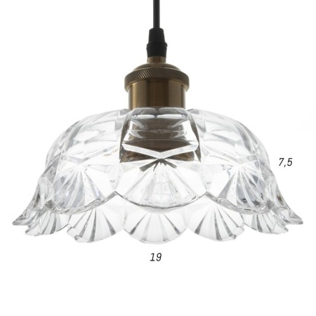 Lamp Bayerlux 2258/1 E27 40W bronze 18x18x14-114 cm-5