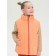 Vest for girls, height 116 cm, orange color