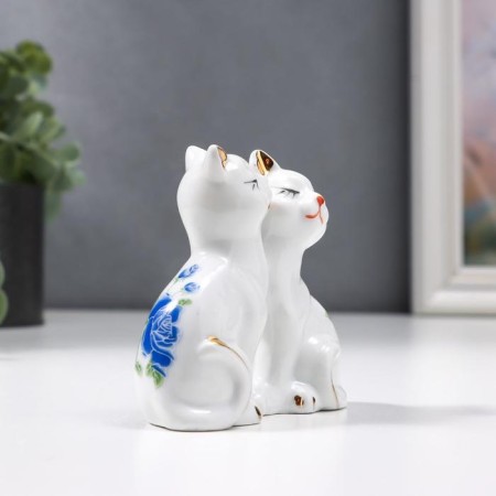 Souvenir "2 kitten in a flower" 7x8 cm-2