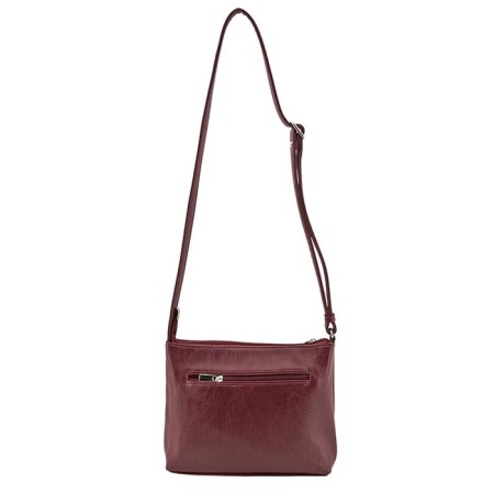 Cross-Bodi bag, lightning department, burgundy color 19x24x6cm-1