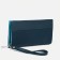 Women's wallet with lightning, blue color