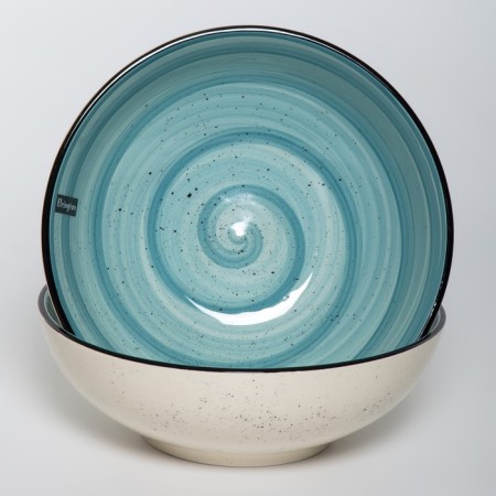 Set of bowls Elrington “Aerial Graduation. Mint breeze ", 23 cm, 1.7 l, 6 pcs-3