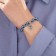 Bracelet-cooker "Glazik" hand, color blue, d = 7.5 cm