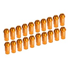 Wheel nuts, 12x1.5, cone, color gold, set 20 pcs.