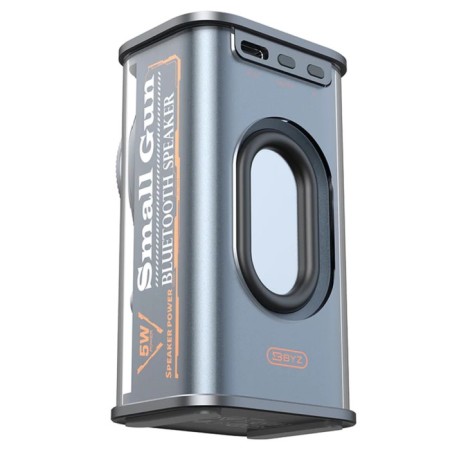 Portable column byz K07, 5 watts, 600 mAh, TT 5.1, TWS function, black-3