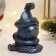 Figure "Snake on Stone" Blue Lunar, 9x7x5cm