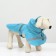 Dog raincoat, size XS (DS 15-20, OG 17-22, Osh 13-17 cm), blue